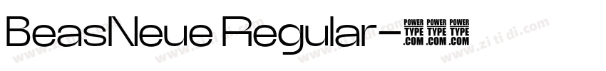 BeasNeue Regular字体转换 BeasNeue Regular字体转换